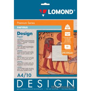 арт. 0929041 Бумага Lomond Design Premium Papyrus (Папирус), А4, матовая, 230г/м2, односторонняя, ярко-белая
