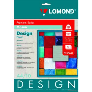 арт. 0930041 Бумага Lomond Design Premium Mosaic (Мозаика), глянцевая, А4, 230г/м2, односторонняя ярко-белая