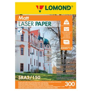 арт. 0300713 Бумага матовая двухсторонняя Lomond Ultra DS Matt 300 г/м2 формата SRА3, 150 листов для цветных лазерных принтеров