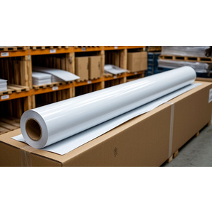 Кликните для увеличения изображения Виниловый баннер Scrim Vinyl Frontlit 500 г/м², 1370 мм × 50 м (для фронтальной подсветки, печать эко-сольвентными чернилами)